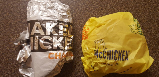 Taco Bell's Naked Chicken Chalupa Vs. A Chicken Chalupa I Made Out Of A McChicken